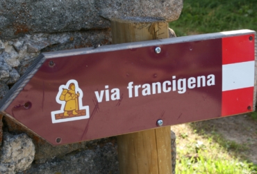 Cartello Via Francigena