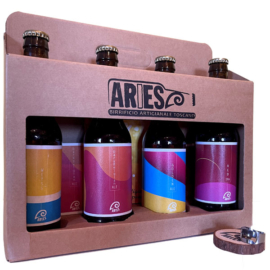 valigetta craft con 4 birre artigianali aries