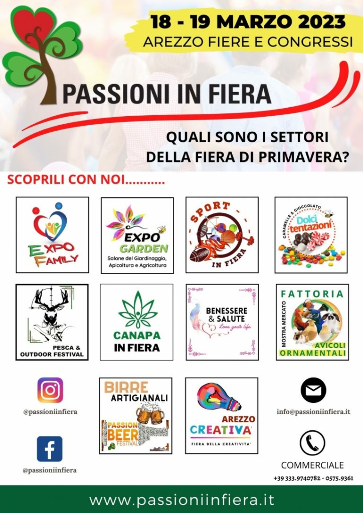 immagine del volantino Passioni in Fiera Arezzo